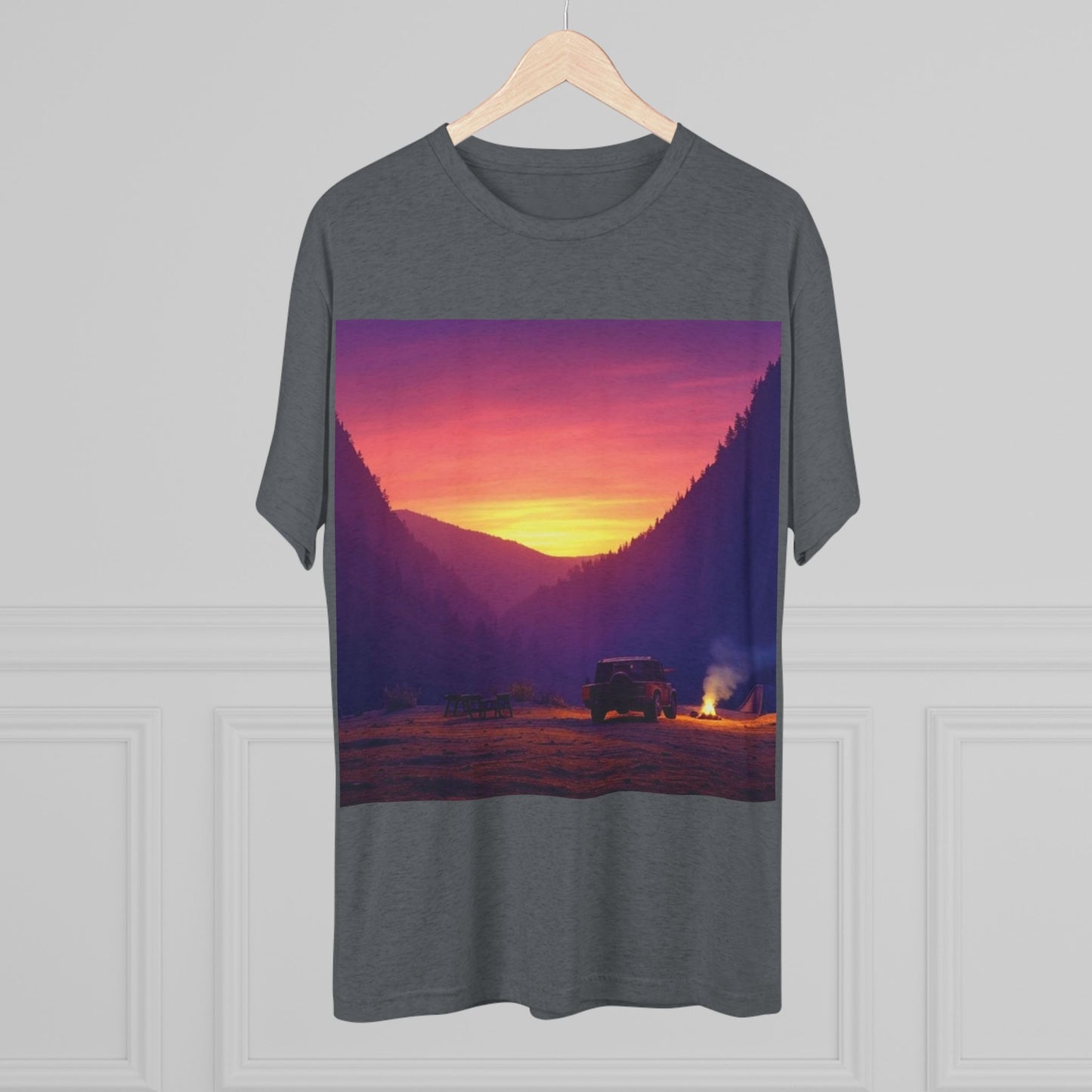 Sunset Adventure Unisex Tri-Blend Crew Tee